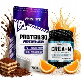 bialko-proactive-protein-80-700g-tiramisu-kreatyna-crea-m-load-500g-orange