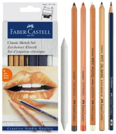 faber-castell-zestaw-do-szkicowania-kredki-pastelowe-pitt-olowek-classic