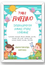 podziekowanie-ramka-prezent-dla-pani-przedszkolanki-nauczycielki-szkola