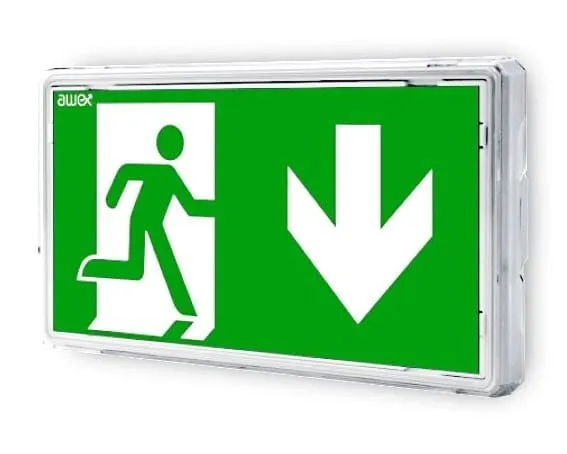 Awex Oprawa EXIT S LED 1W 1h jednozadaniowa