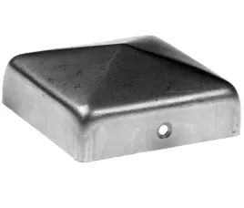 daszek-stalowy-na-slupek-ogrodzenie-100x100-ocynk