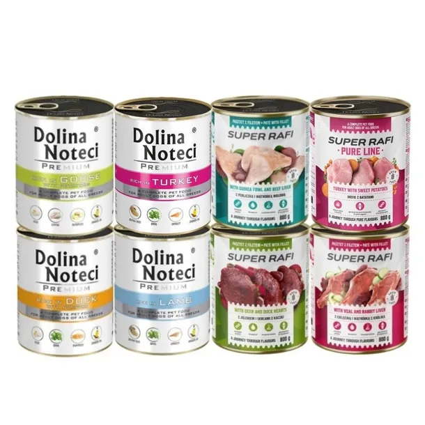 Dolina Noteci Premium Super Rafi MIX SMAKÓW 30x800g