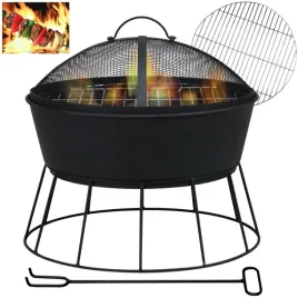 palenisko-ogrodowe-stalowe-ruszt-grill-do-ogrodu-czarne-nierdzewne-gratis