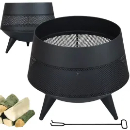 palenisko-ogrodowe-stalowe-56-cm-nierdzewne-grill-do-ogrodu-solidne-czarne