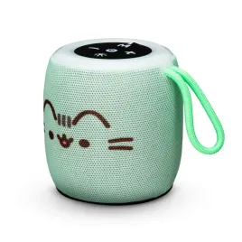 glosnik-bluetooth-pusheen-zielony-z-podswietleniem-rgb-usb-c-or-sd-or-led