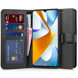 etui-tech-protect-wallet-na-xiaomi-poco-c40-czarne