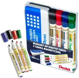 marker-suchoscieralny-do-bialych-tablic-pentel-mw85-4-kol-gabka-magnetyczna