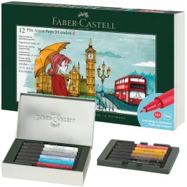 faber-castell-pisaki-markery-artystyczne-artist-pen-pitt-12-kol-london