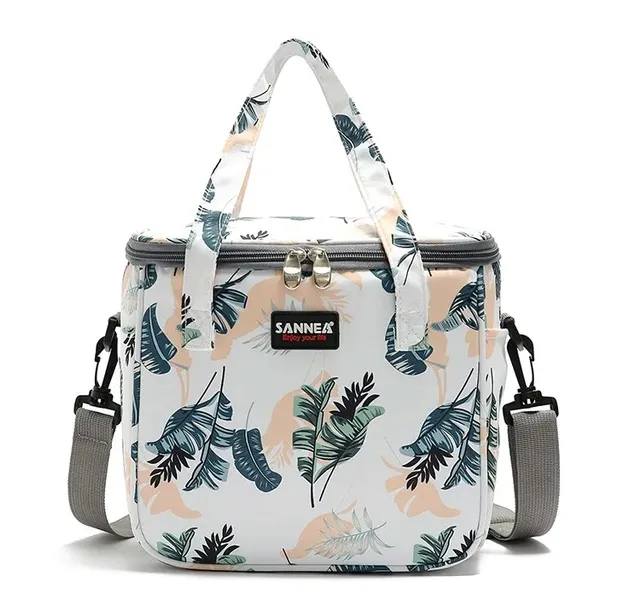 Torba Termiczna Izolacyjna Lunch Box Piknik 7L Liść