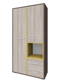 nowoczesna-szafa-dwudrzwiowa-90cm-orzech-ecco-eve