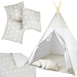 szare-tipi-dla-dzieci-premium-w-gwiazdki-z-poduszkami