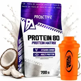 bialko-wpc-kokos-proactive-80-700g-shaker-real-pharm-pomaranczowy