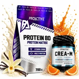bialko-proactive-protein-80-700g-wanilia-kreatyna-crea-m-load-500g-orange
