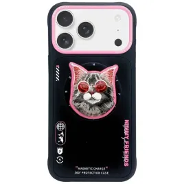 etui-nimmy-glasses-cool-cat-magsafe-do-iphone-17-czarno-rozowy