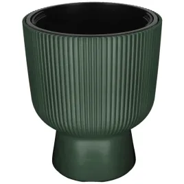 doniczka-kielich-z-wkladem-ryflowana-wysoka-zielona-298-cm