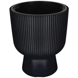 doniczka-kielich-z-wkladem-ryflowana-wysoka-antracyt-298-cm