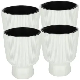 doniczka-kielich-z-wkladem-ryflowana-wysoka-biala-39-cm-zestaw-4-szt