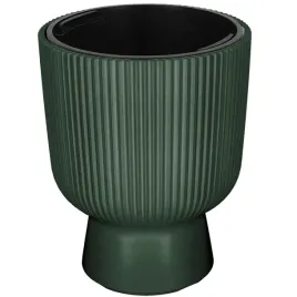 doniczka-kielich-z-wkladem-ryflowana-wysoka-zielona-239-cm