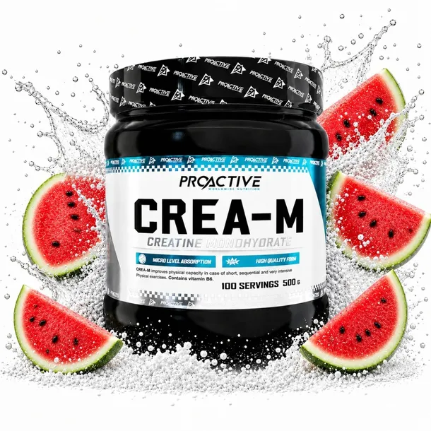 KREATYNA MONOHYDRAT w proszku mono SIŁA MASA arbuzowa ProActive 500g