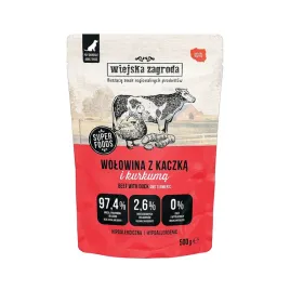 wiejska-zagroda-karma-mokra-dla-psa-wolowina-z-kaczka-dorosly-500g