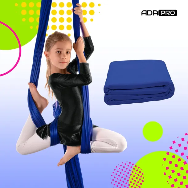 Szarfa Akrobatyczna - Aerial Silk - Granat - Chaber - 7m
