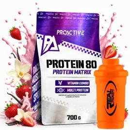 bialko-wpc-proactive-80-700g-truskawka-wanilia-shaker-real-pomaranczowy