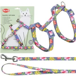 szelki-dla-kota-ze-smycza-trixie-kwiaty-regulowane-27-45-cm-rozne-kolory