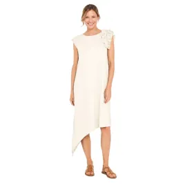 sukienka-damska-sarah-pacini-z-falbana-bawelniana-ecru-r-one-size