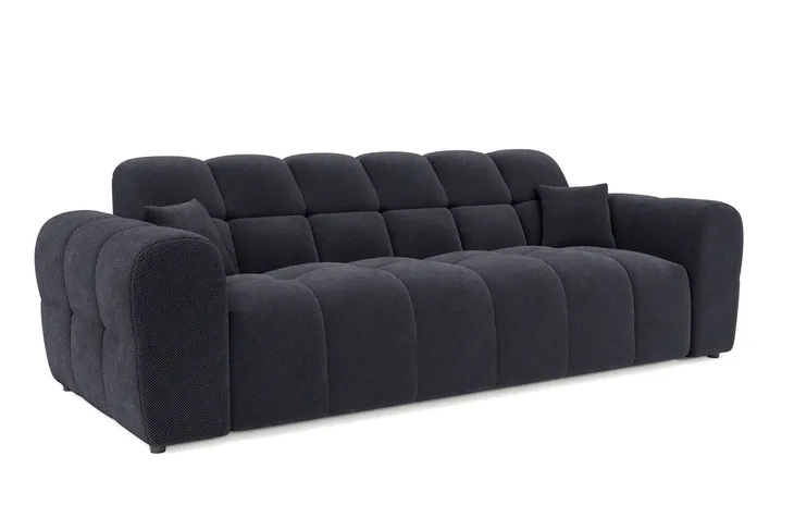 Sofa ANDREA 3 CURIO Trzyosobowa Elegancka Wersalka do salonu Czarna