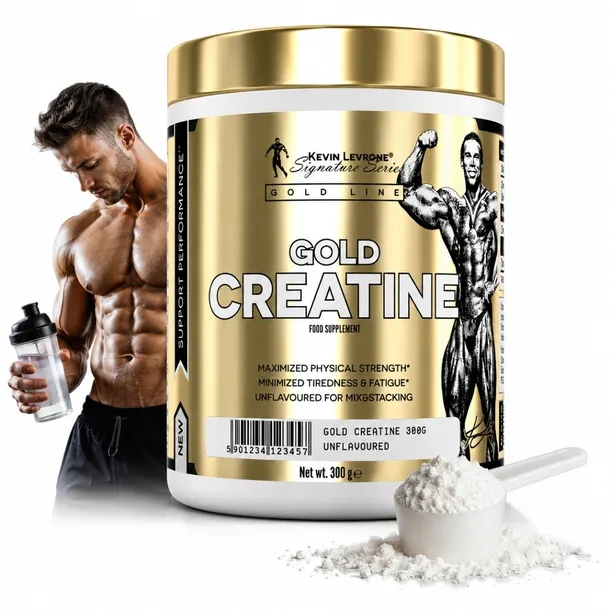 KREATYNA monohydrat kreatyny SIŁA MOC Levrone Gold Creatine 300g NATURALNA