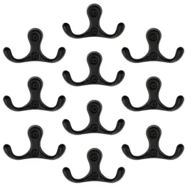 10x-haczyk-na-ubrania-czarny-wieszak-na-ubrania-scienny-wieszak