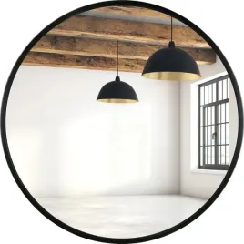 lustro-okragle-czarne-loft-80-cm