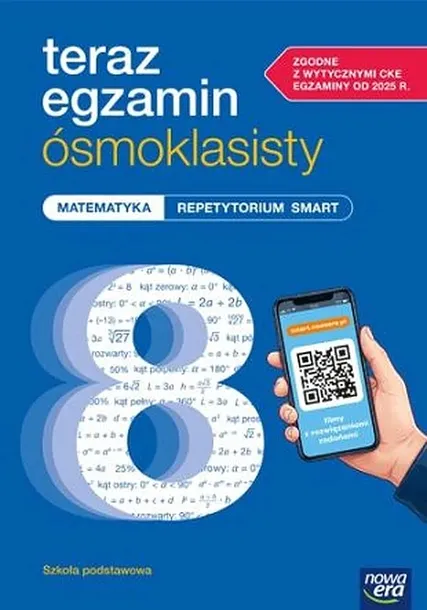 TERAZ EGZAMIN 2026-2027 MATEMATYKA REPETYTORIUM ÓSMOKLASISTY EXAM PREPARATION KLASY 4-8 SMART - Jerzy Janowicz,Elżbieta Rzepecka