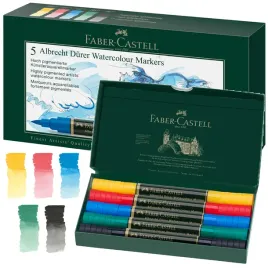 faber-castell-markery-pisaki-akwarelowe-dwustronne-albrecht-durer-5-kolorow