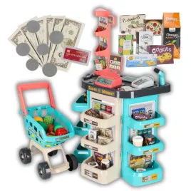 duzy-sklep-supermarket-wyposazenie-dla-dzieci-stragan-kasa-wozek-akcesoria