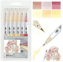 pisaki-pedzelkowe-brush-pen-do-rysunku-kaligrafii-kuretake-zig-6-k-pale-i