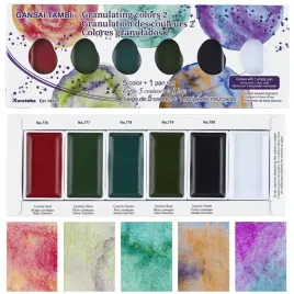 farby-akwarelowe-w-kostkach-gansai-tambi-kuretake-zestaw-granulating-colors