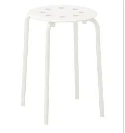 ikea-stolek-taboret-krzeslo-kuchenne-bialy