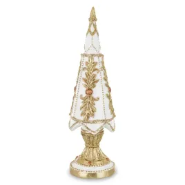figurka-choinka-antique-z-tworzywa-bialo-zlota-25x75x75-cm