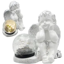 znicz-gipsowa-figurka-nagrobna-srebrny-aniol-aniolek-gipsowy-lampa-led