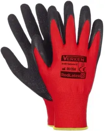rekawice-robocze-materialowe-gumowane-gumowe-verken-red-r-10-xl