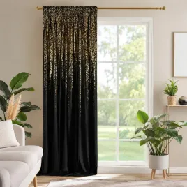 welurowa-zaslona-250x140-cm-na-tasmie-wave-czarna-zloty-wzor-kropelki