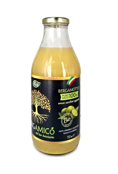 Micó 100% Sok z bergamotki Bio 750ml Obniża cholesterol szklana butelka
