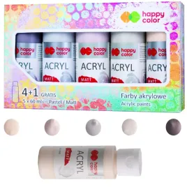 farby-akrylowe-matowe-zestaw-5-kolorow-x-60-ml-happy-color-matt-mix-d