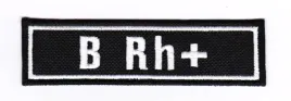 var-naszywka-harley-11-x-3-cm-biala-grupa-krwi-brh