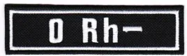 var-naszywka-harley-11-x-3-cm-biala-grupa-krwi-0rh-