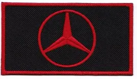 var-naszywki-mercedes-11x6-czarno-czerwony