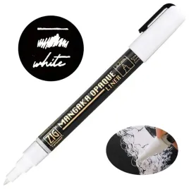 pisak-dekoracyjny-marker-07-mm-kuretake-zig-mangaka-opaque-liner-bialy