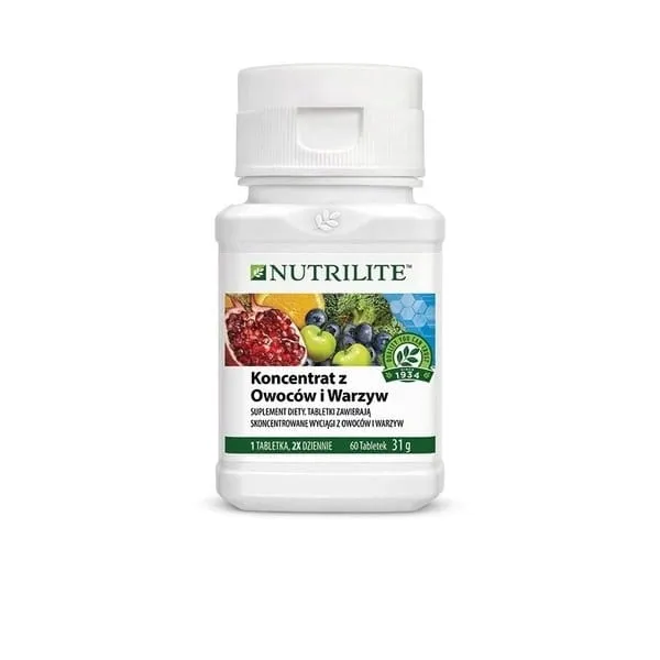 Koncentrat z owoców i warzyw Nutrilite 60 szt