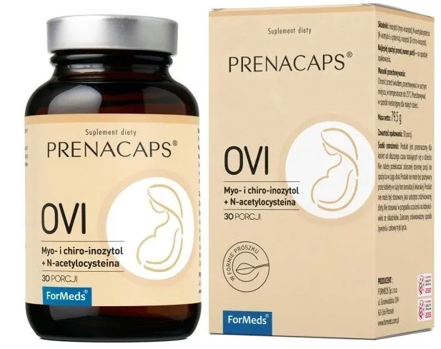 Formeds PRENACAPS OVI Mio-inozytol + chiro-inozytol + NAC Płodność Ciąża